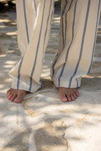 Carica l'immagine nel visualizzatore di Gallery, Pantalone morbido in cotone rigato