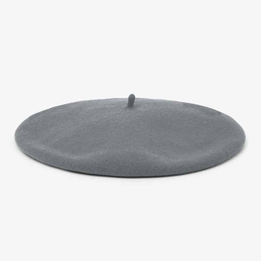 Wool beret in sky blue colour