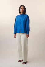 Carica l&#39;immagine nel visualizzatore di Gallery, Camicia in cotone blu worker
