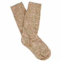 Carica l&#39;immagine nel visualizzatore di Gallery, Short melange socks in pink and mustard
