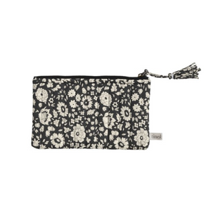 Cotton purse in black Liberty fabric