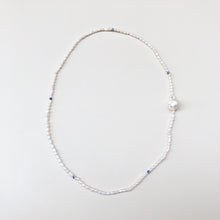 Carica l&#39;immagine nel visualizzatore di Gallery, Collana di perle naturali con perla naturale come chiusura
